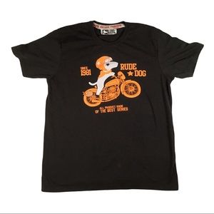 Rude Dog Brand T-shirt Men Sz. L Vintage 80’s
